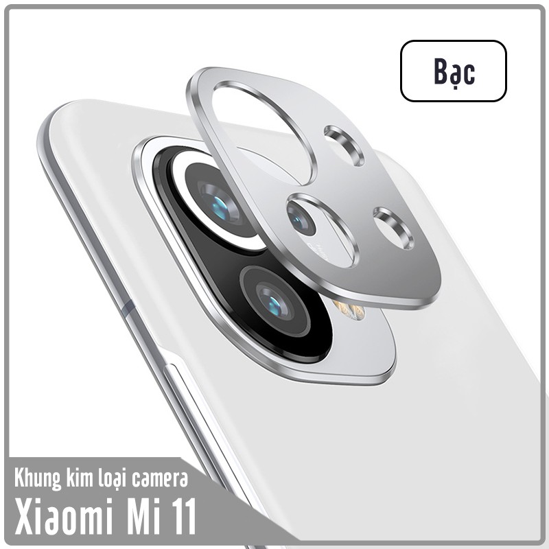 Khung kim loại bảo vệ camera cho XIaomi Mi 11