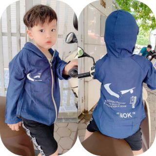 Áo chống nắng đũi cho bé
