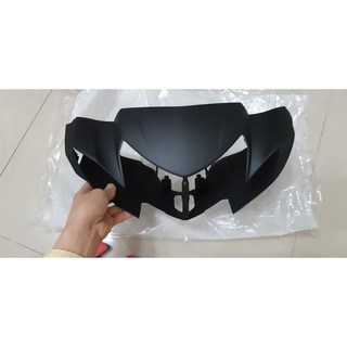Ốp đầu trước (nắp trước tay lái) Sirius đen nhám mờ