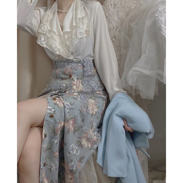Chân Váy Dài In Hoa Kiểu Vintage Thời Trang Mùa Hè Cho Nữ | BigBuy360 - bigbuy360.vn
