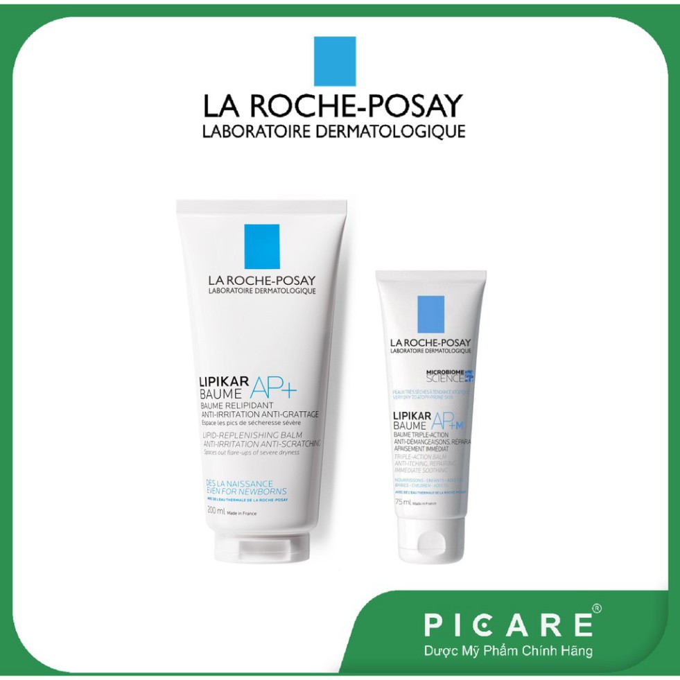 [CHÍNH HÃNG] La Roche Posay Kem Dưỡng Giảm Ngứa Cấp Ẩm Cho Da Khô Đến Rất Khô Lipikar Baume AP+ (75ml - 200ml)