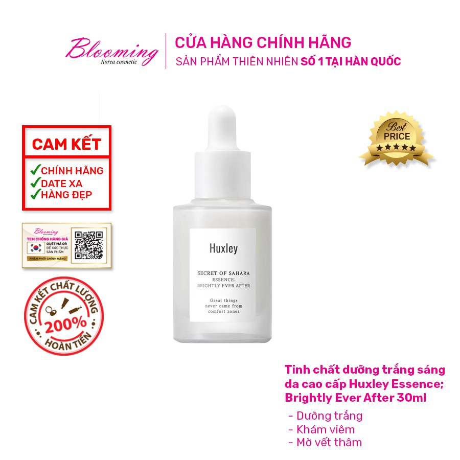 Tinh chất dưỡng trắng sáng da cao cấp Huxley Essence; Brightly Ever After 30ml