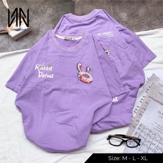 ÁO THUN UNISEX THE JOURNEY - RABBIT DONUT