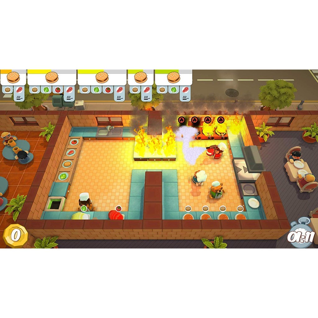 Game Nintendo Switch : OVERCOOKED! + OVERCOOKED! 2