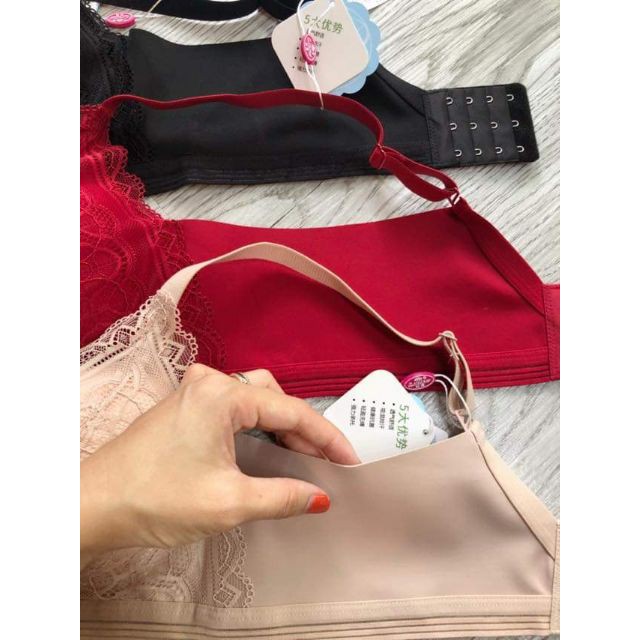 (8139)Áo lot ren đem cotton