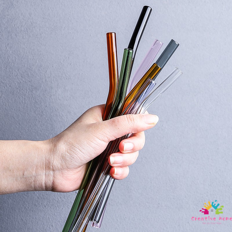 Ống Hút Thủy Tinh Có Thể Tái Sử Dụng Nhiều Lần