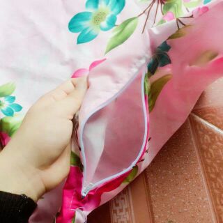 vỏ kate nhồi gòn có dây kéo