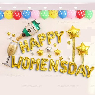 SALE TẾT - ( kèm bơm + băng dính + ruy băng  ) combo set bóng cưới kèm 50 bóng nhũ - đầy tháng - chào mừng ngày phụ nữ