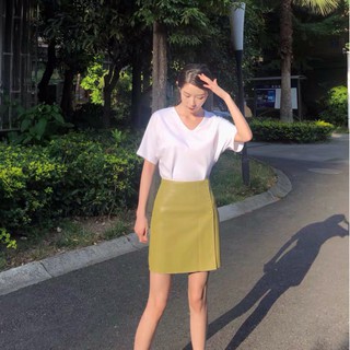 Áo thun trơn basic cộc tay cổ v, áo phông cotton co giãn 4 chiều, thoáng mát, thấm hút mồ hôi
