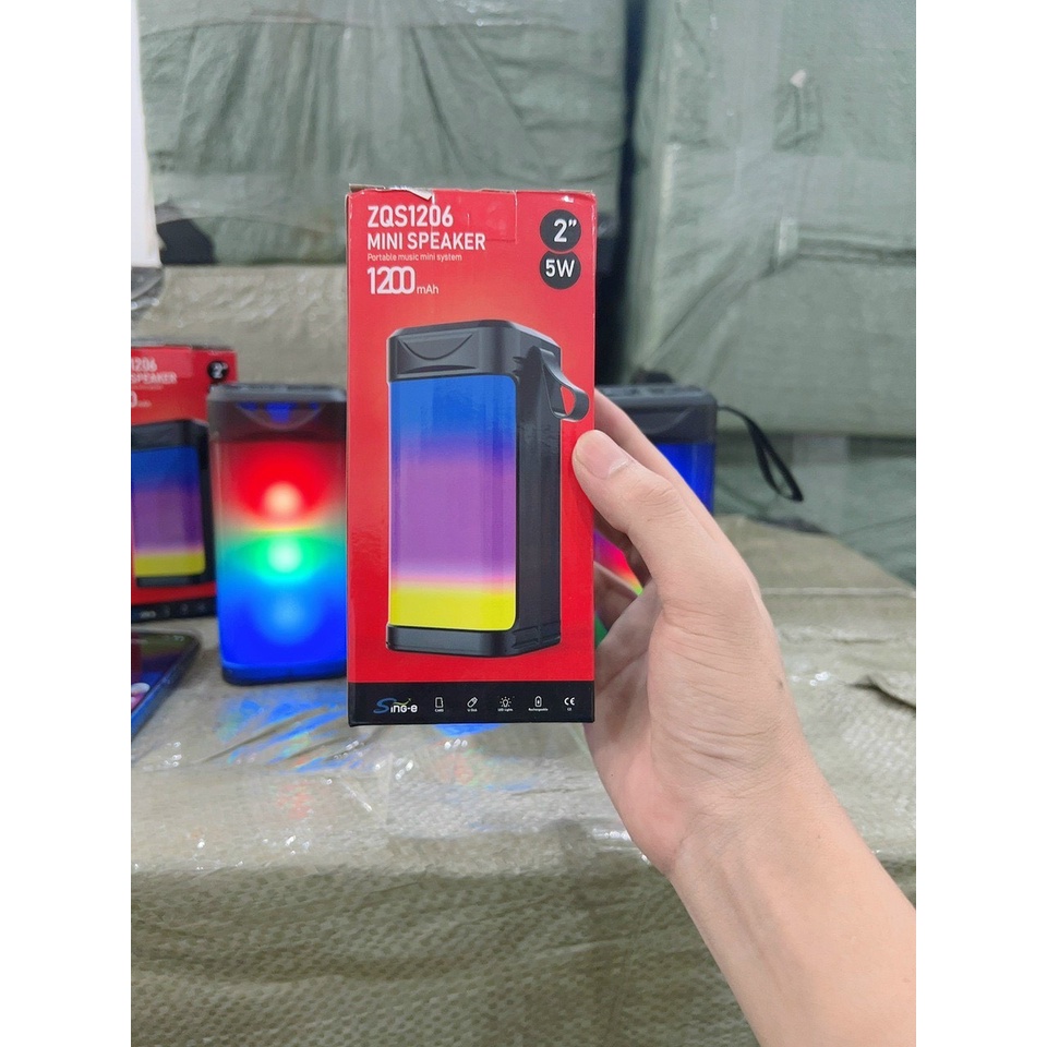 Loa Bluetooth ZQS-1206 cực đẹp,âm thanh hay,công suất lớn