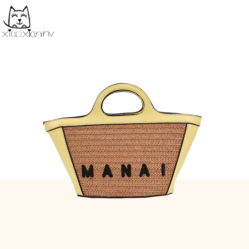 Túi xách kiểu đan dệt thời trang hè 2021 sành điệu cho n