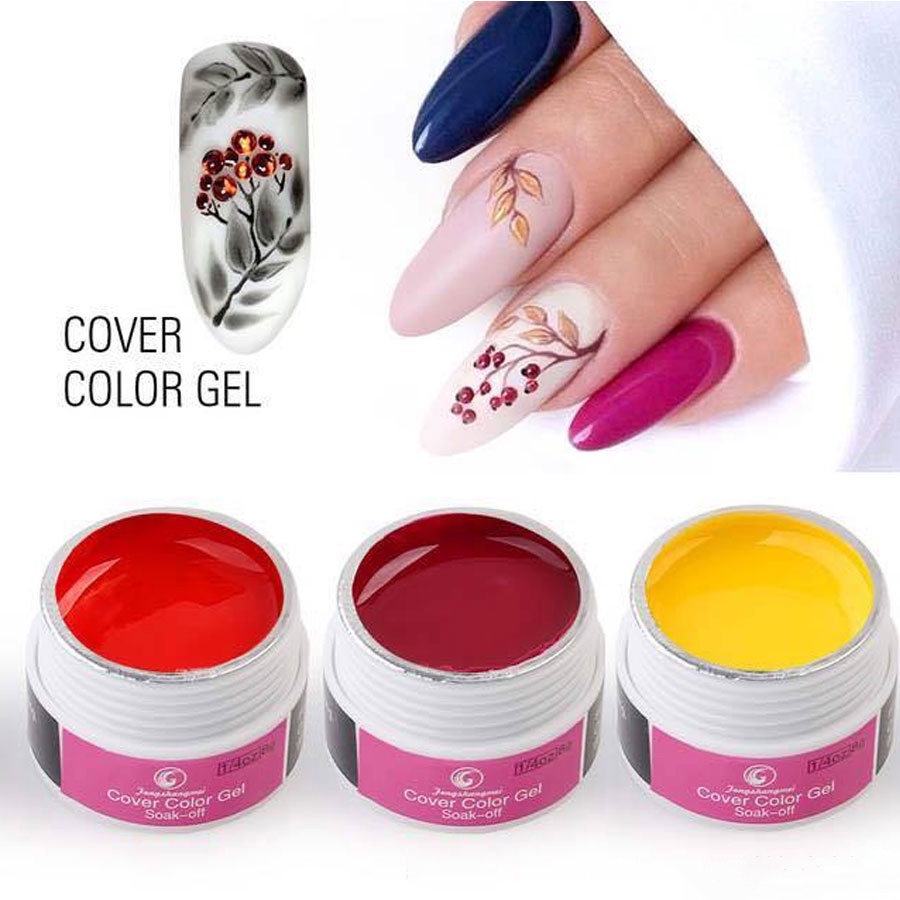 Set gel vẽ Fengshangmei 12 Màu NGHI THẢO