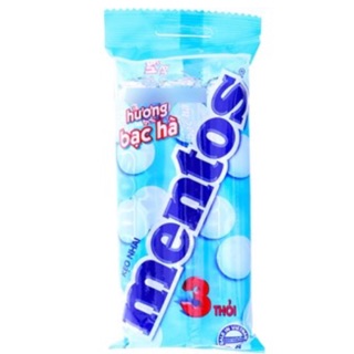 Kẹo Mentos hương Bạc Hà thỏi 30g (gói 3 thỏi)