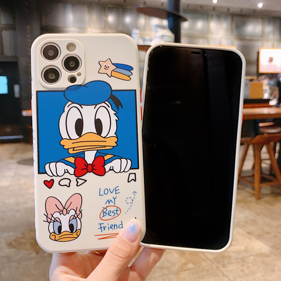 DONALD DUCK ốp điện thoại Mềm In Hình Vịt Donald Cho Iphone 11 / 12 Pro / 12pro / Max / 12mini / 7 / 8 Plus / X / Xs Max / Xr / 7plus / Se 2020 | BigBuy360 - bigbuy360.vn
