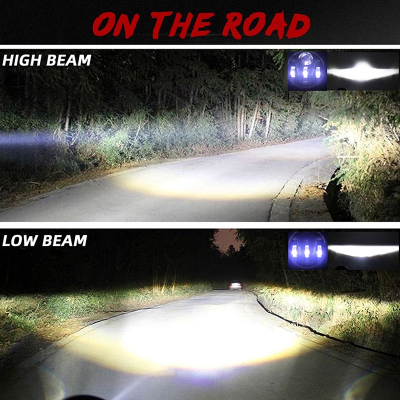 Đèn Pha LED 7Inch Màu RGB Halo Chuyên Dụng Cho Wrang