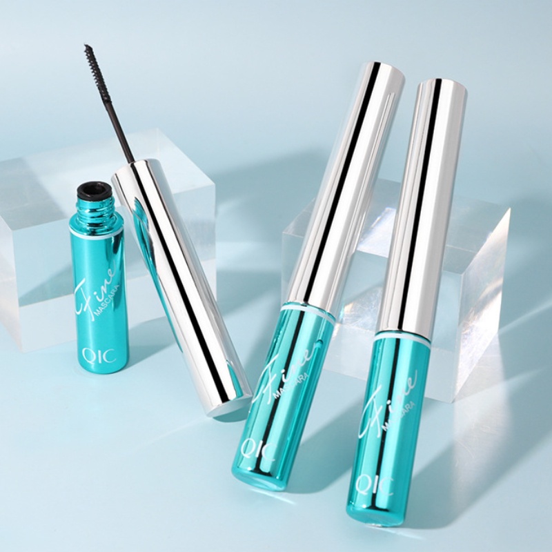 Mascara QIC Đầu Cọ Nhỏ Chuốt Mi Cong Dài Tự Nhiên Chống Nước Chống Mồ Hôi