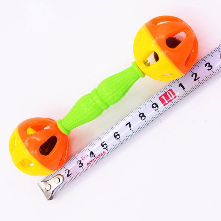 Lục lạc cho bé, xúc xắc , súc sắc 2 đầu tròn , xức xắc gấu 5 chuông kêu leng keng cho bé đồ chơi cho bé A Lá Kids