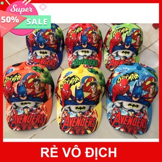 NÓN KẾT IN 3D SIÊU NHÂN CHO BÉ - Nón Kết Rẻ