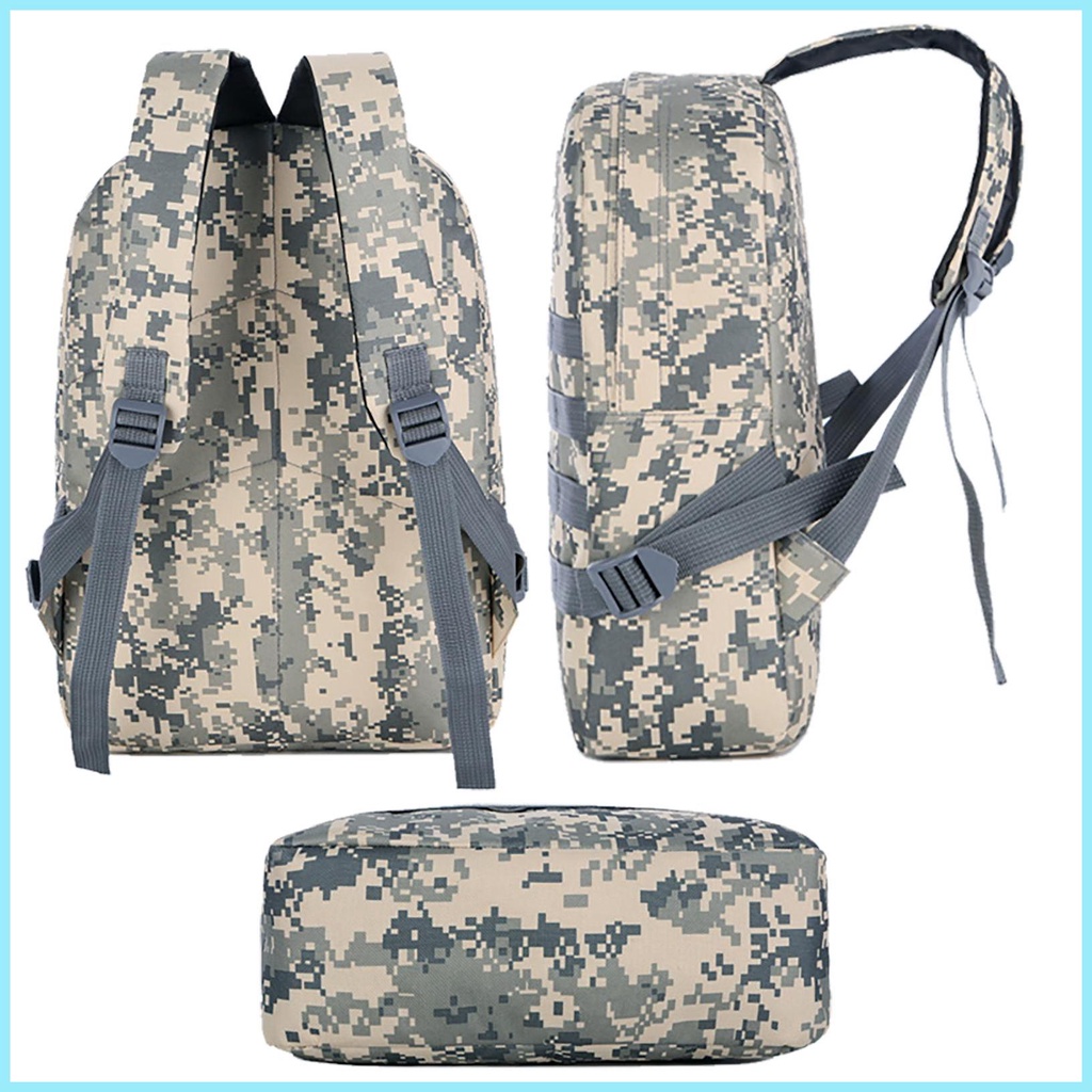 Ba Lô Lớn Họa Tiết Rằn Ri Chống Thấm Nước Tiện Dụng Cho Nam