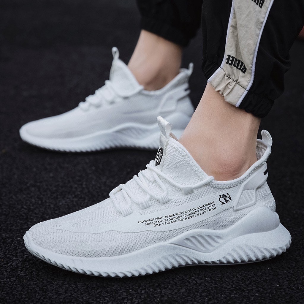 Giày thể thao nam, Giày sneaker nam thoáng khí Đế APB sườn chữ 2 màu mới