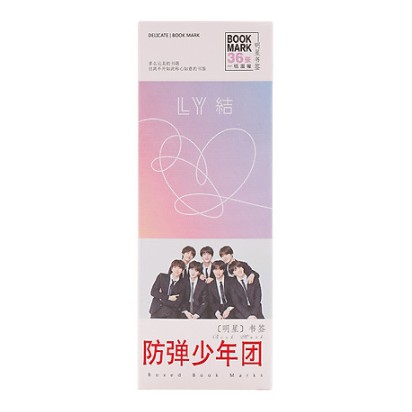 Bộ Bookmark Ban Nhạc BTS Mới - Mẫu 2