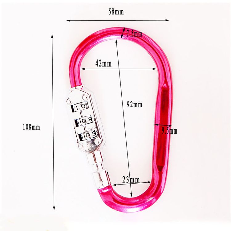 Móc khóa mật mã Wea 4.0 Viet Nam Carabiner chống trộm, bảo vệ hiệu quả và an toàn cho tài sản của bạn.