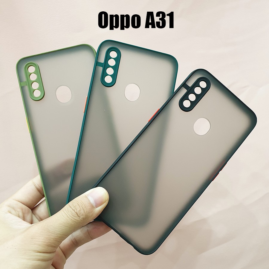 Ốp lưng nhám bảo vệ camera Oppo A31