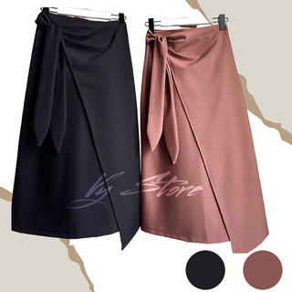 Chân váy dáng a chéo tà công sở - hàng thiết kế vystore