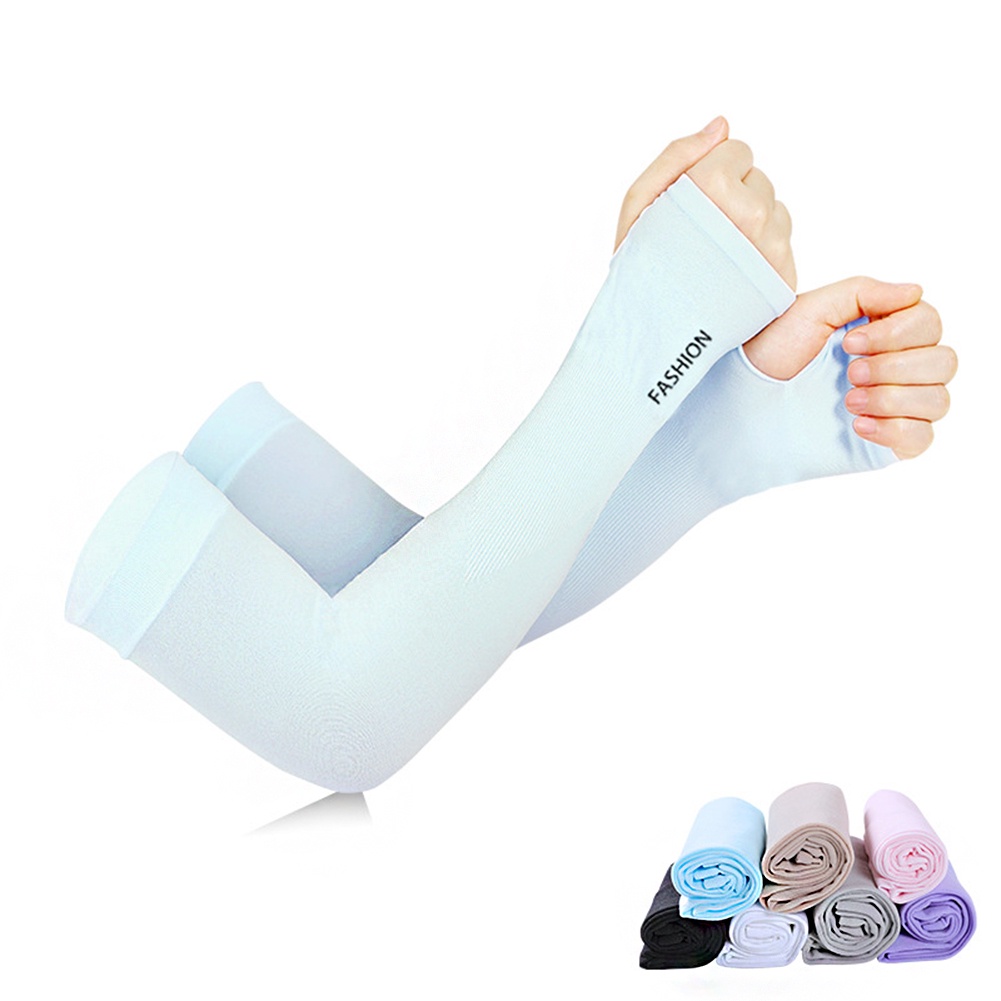 1 Đôi Găng Tay Chống Nắng Bảo Vệ Cánh Tay Khi Lái Xe Cho Nữ