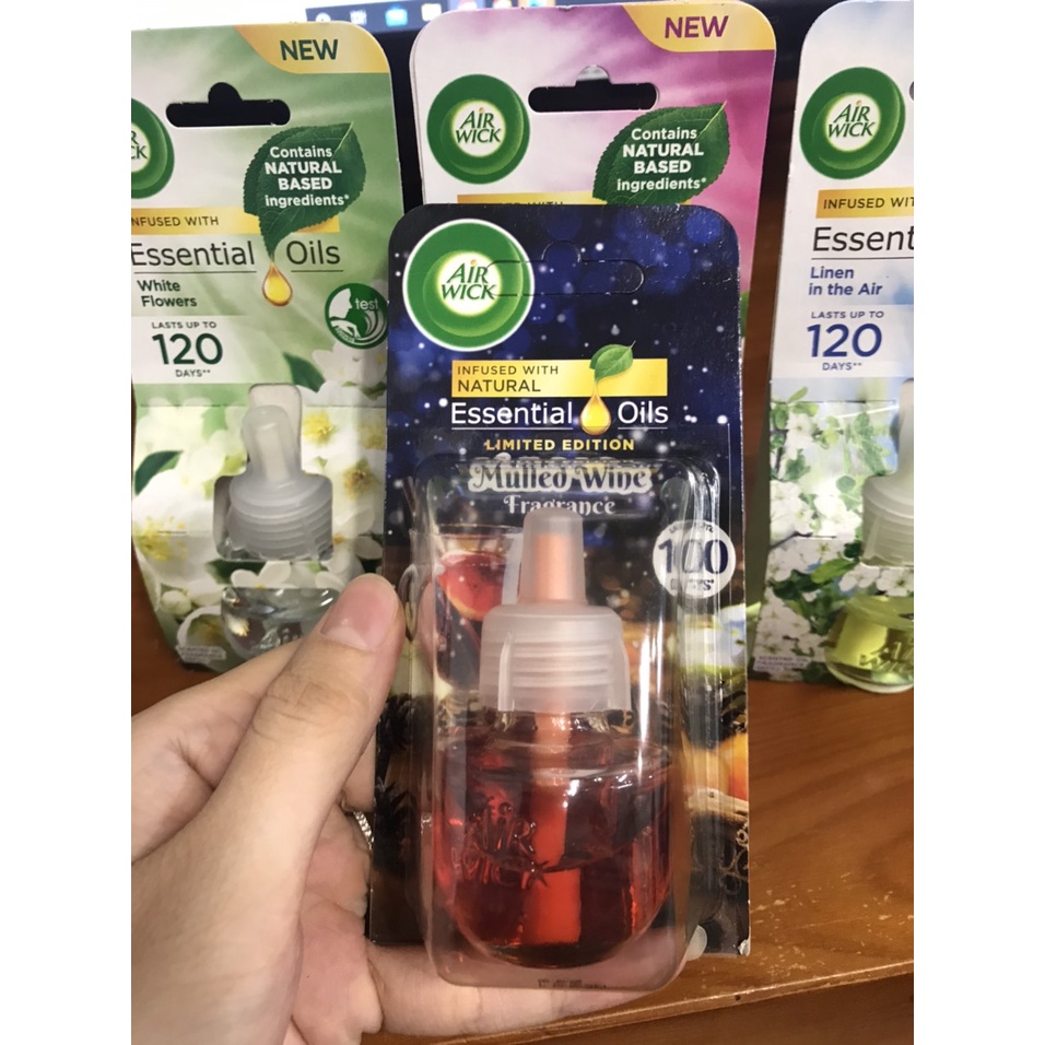 Tinh dầu Air wick chiết xuất thiên nhiên, lưu hương thơm lâu, nội địa Châu Âu, Eumarket.