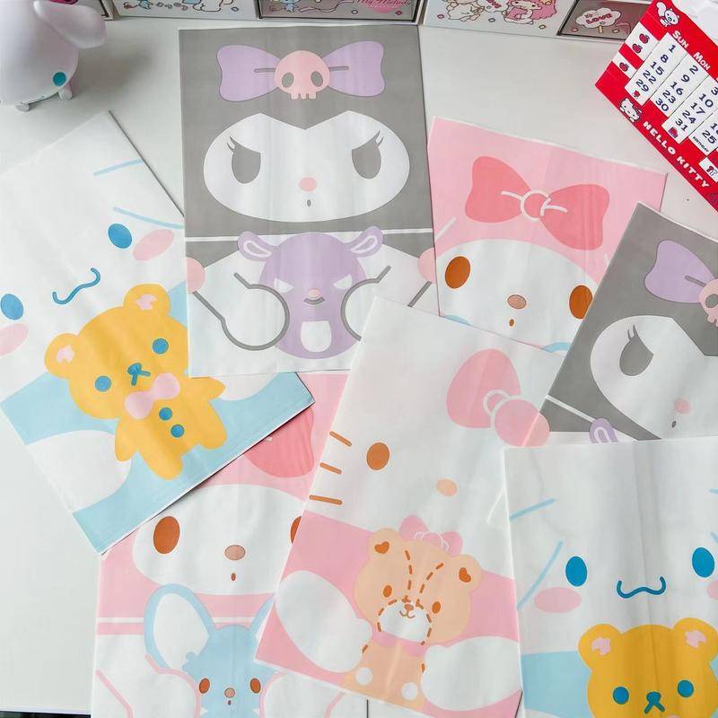 SANRIO Set 5 Túi Giấy Đựng Trang Sức Hoạt Hình mymelody Kuromi Cinnamoroll