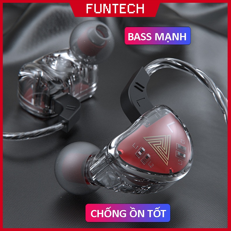 Tai nghe nhét tai có Mic cao cấp QKZ AK9 Premium âm thanh SUPER BASS nghe nhạc chơi game cực hay
