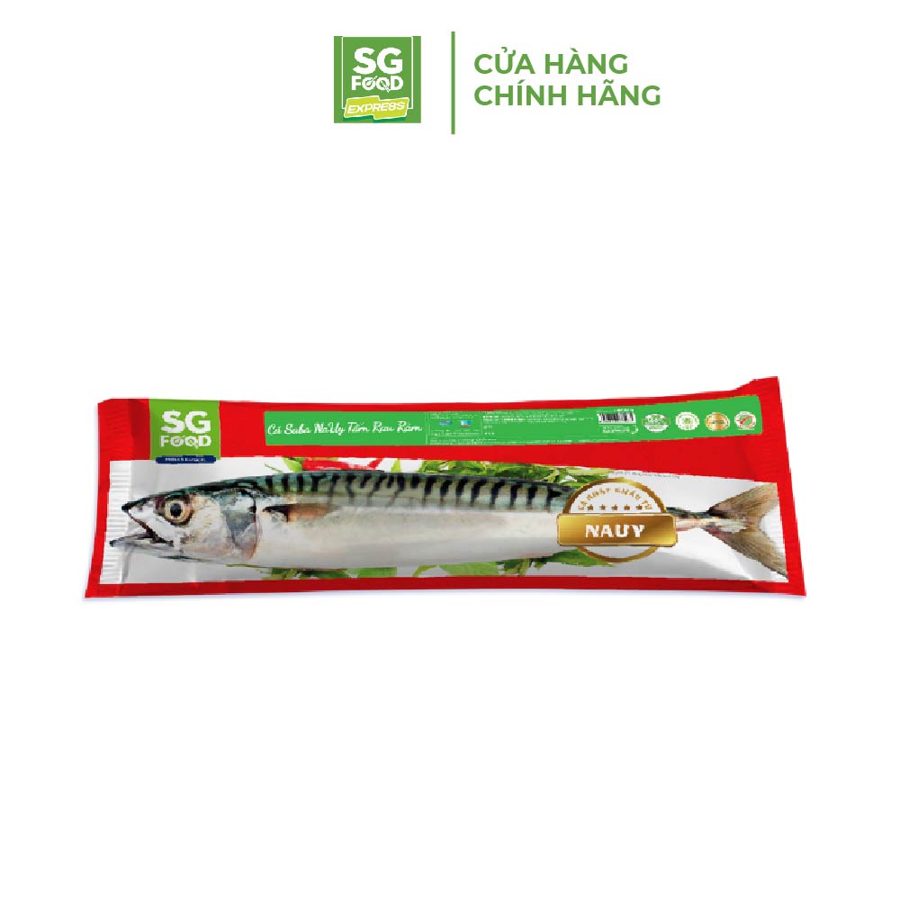 Cá Saba Na Uy SG Food tẩm rau răm 400g