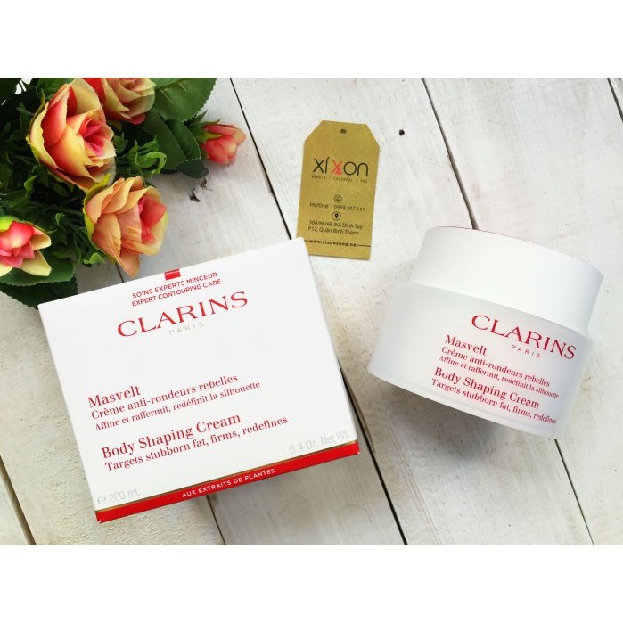 Kem Tan Mỡ Bụng Clarins Body Shaping Cream 200ml