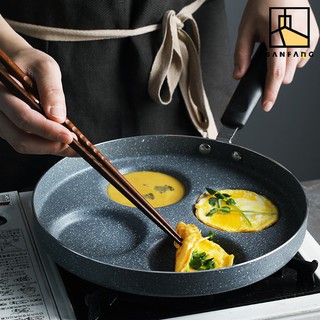 BANFANG Chảo chiên trứng 4 ô chống dính tiện dụng