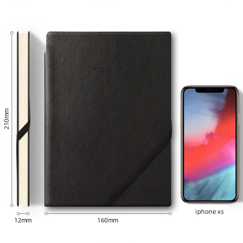 Sổ Tay 25K Bìa Da Thiết Kế Đơn Giản Tiện Dụng Cho Học Sinh/ Văn Phòng