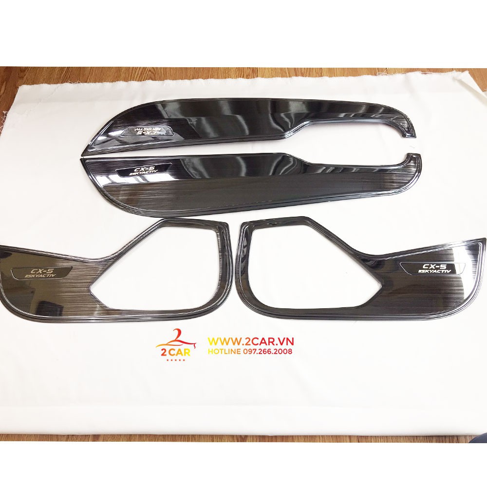 Ốp Tapli Cánh Cửa, ốp màng loa chống xước cánh cửa xe Mazda CX5, Hàng TiTan Cao Cấp