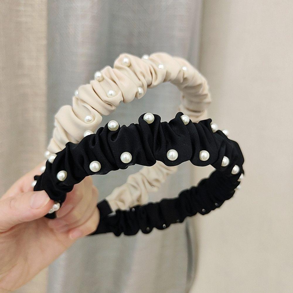 IVORY Băng Đô Cài Tóc Thời Trang Hàn Quốc Cho Cô Dâu