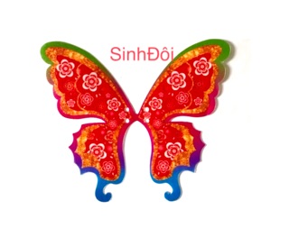 Cán bướm - phụ kiện búp bê -  5 cái ngẫu nhiên
