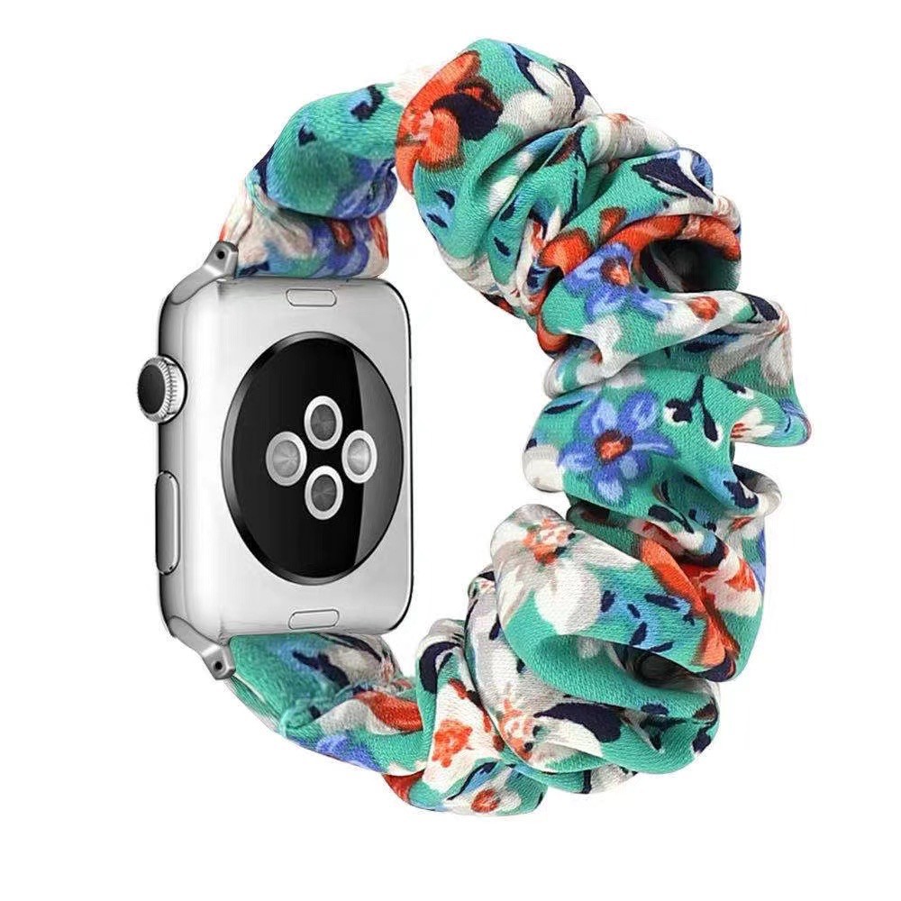 Dây đeo đồng hồ đàn hồi chất vải tiện dụng cho Apple Watch Band Series 6 5 4 3 38mm/40mm/41mm 42mm/44mm/45mm