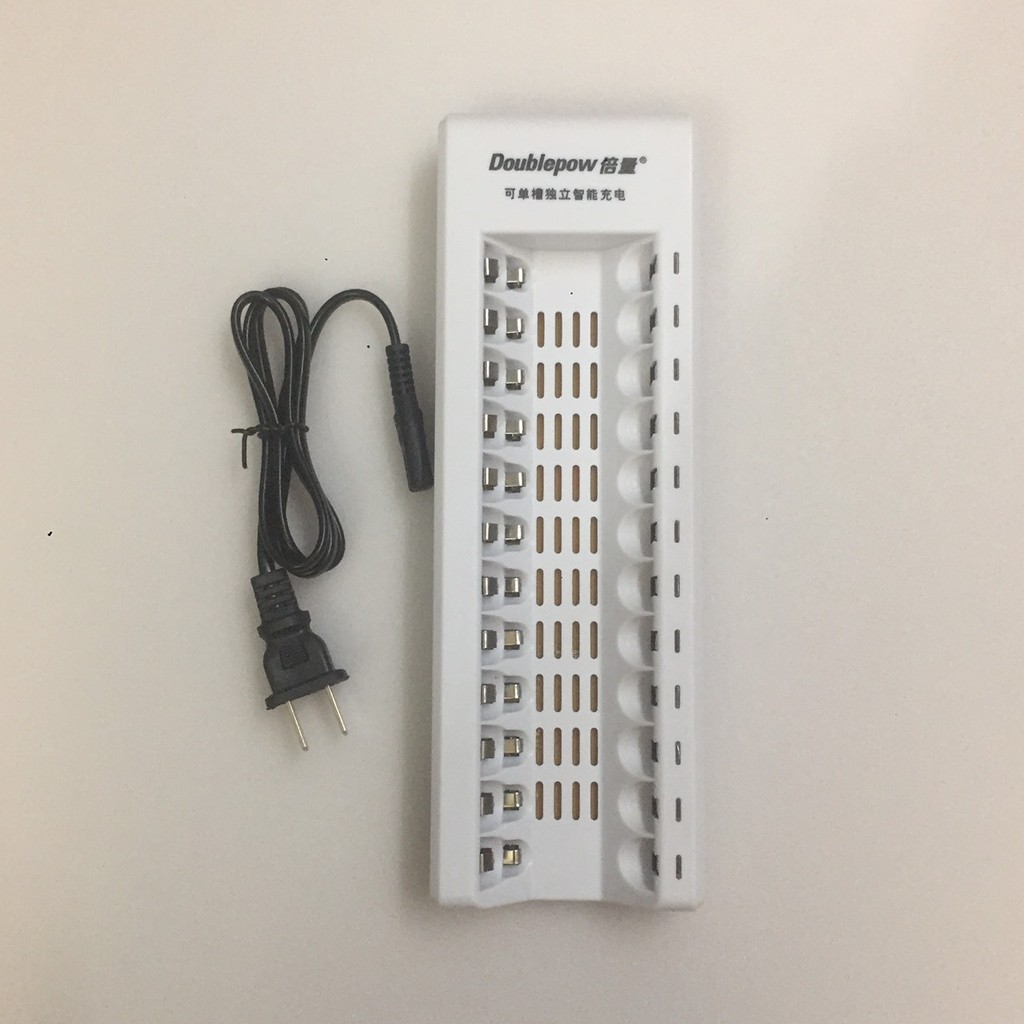 Máy Sạc 12 khe pin AA / AAA Máy sạc pin tiểu đa năng, không kèm pin