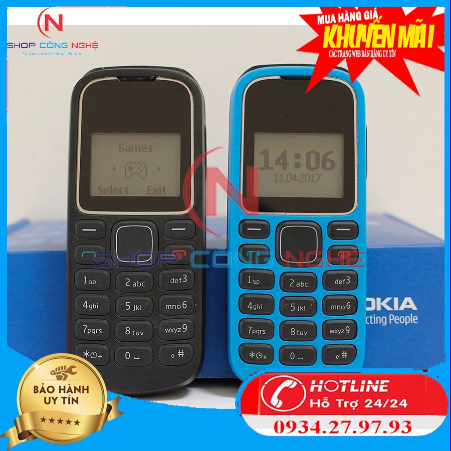 Điện thoại NOKIA 1280 chính hãng siêu bền bão hành 1 năm