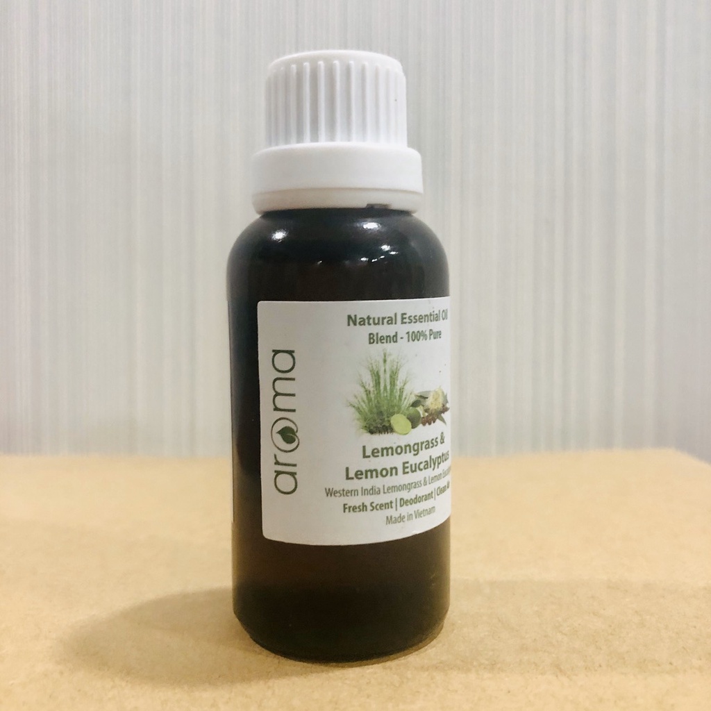 Tinh dầu xông thiên nhiên AROMA Sả chanh Bạch đàn chanh 10ml