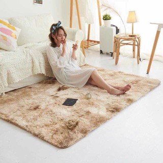 Thảm Lông Loang Trải Sàn Sang Trọng