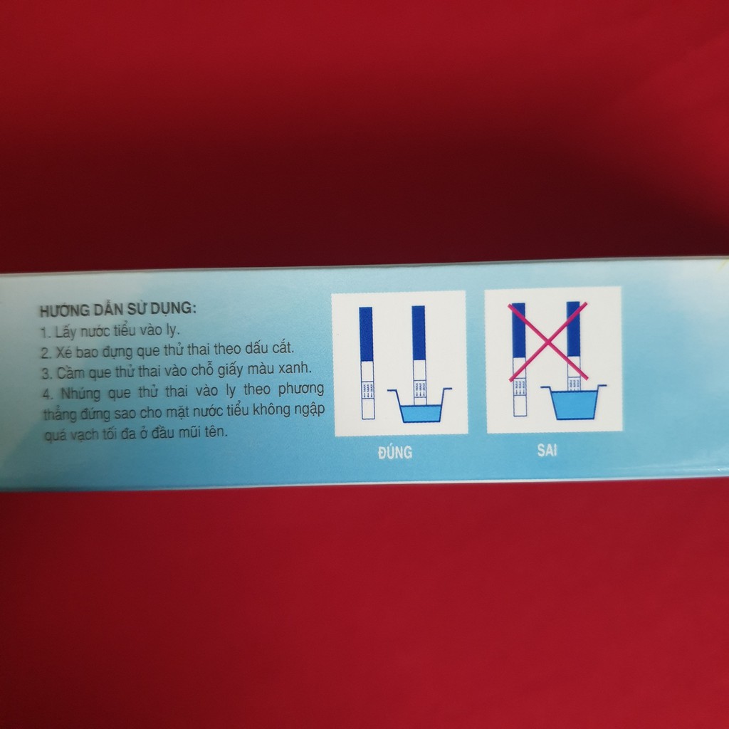 Que thử thai HCG STRIP Nhanh Chính xác - Che tên sản phẩm khi giao hàng