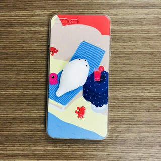 Ôp lưng Iphone Mochi hải cẩu bãi biển