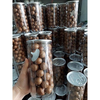 Hạt Macca Úc nứt vỏ cao cấp hũ 500g (kèm đồ tách vỏ)
