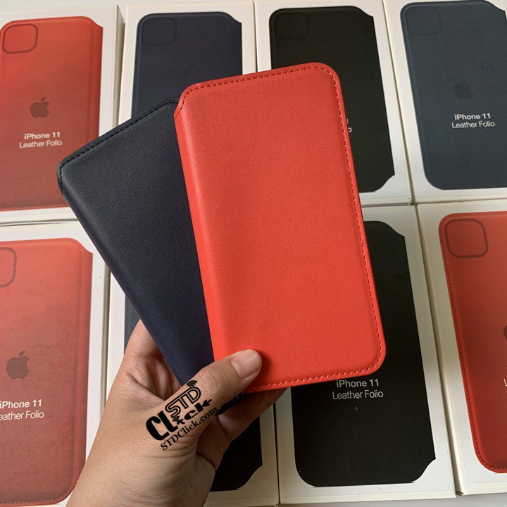 BAO DA IPHONE 11 LEATHER FOLIO HÀNG CHUẨN | BigBuy360 - bigbuy360.vn