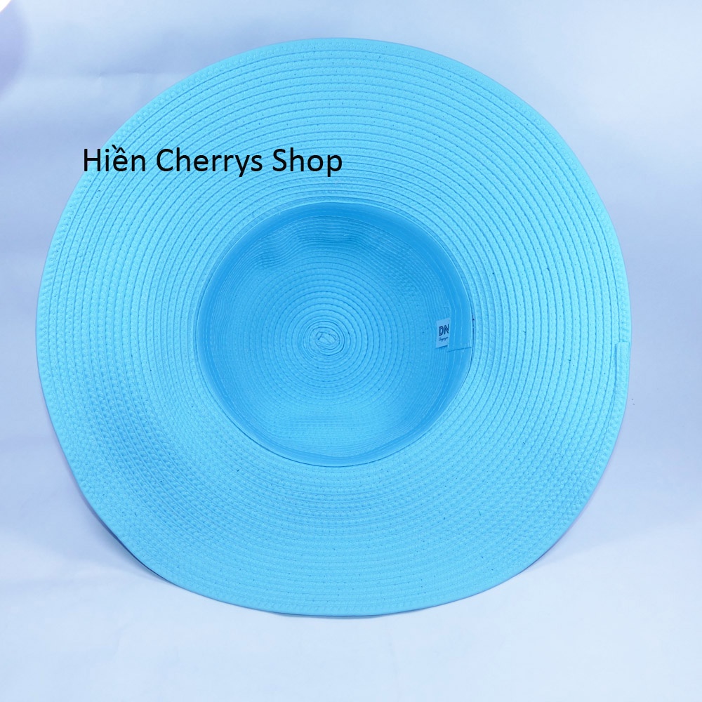 Nón bo nữ vành rộng 11 cm, vòng đầu 56 cm - chất liệu vải cói đẹp thích hợp cho chị em phụ nữ