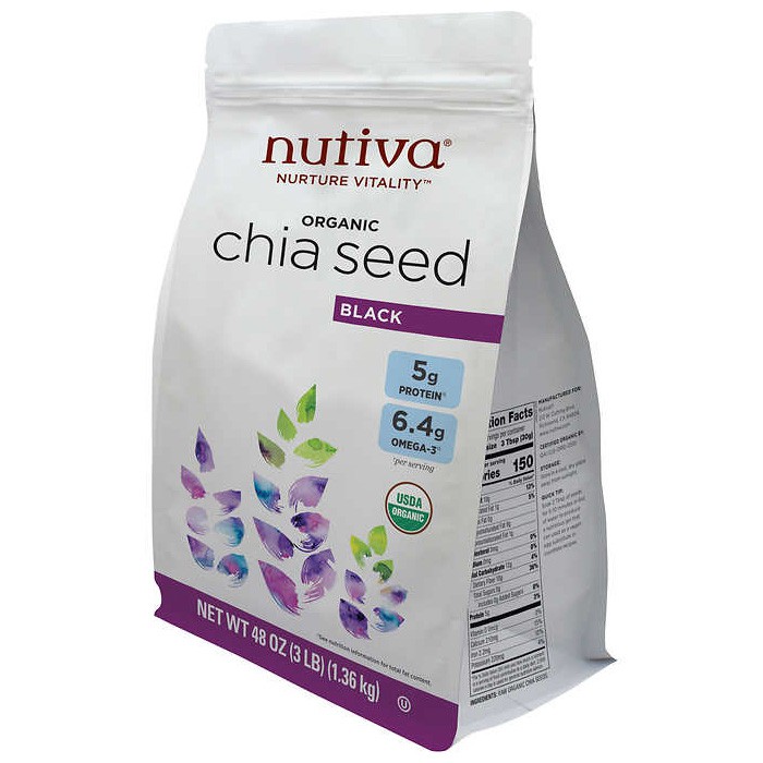 Hạt chia Nutiva Nurture Vitality Non GMO 1.36kg